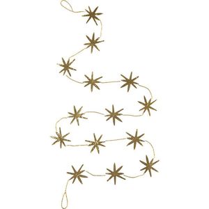 Guirlande de lune et d'étoiles en laiton pour décor de vacances décoration de la maison mariage et événements de fête chaîne de guirlande céleste en or - Product Image 4