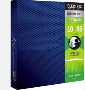 Corde per Chitarra Elettrica 19052 Rivestite in Nichel Calibro Leggero (.010-.046) Garanzia di 3 Anni - Product Image 1
