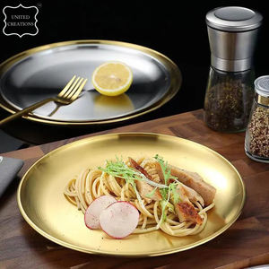 Plateau de service en cuivre de créateur fait à la main de taille personnalisée de forme ronde plateau décoratif dernier arrivage pour la maison pour la fête - Product Image 2