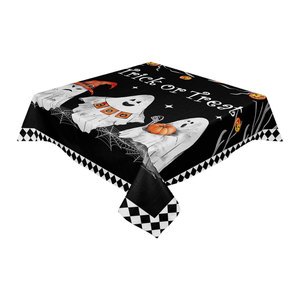 Best Selling New Design 100% Cotton Custom Embroidered Wedding <b>Tablecloth</b> with Customized Logo - Product Image 6