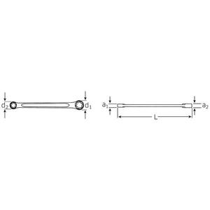 ประแจวงแหวนคู่สตาห์ลวิลล์สำหรับสกรูหัว TORX แบบตรง - Product Image 2
