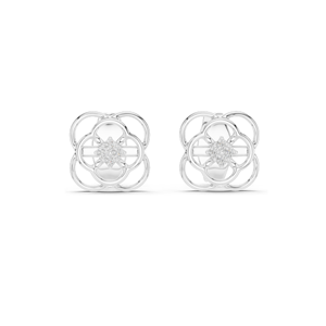0.032 Ct Lab Diamond <b>Earrings</b> for Women VVS-VS Clarity 18KT, 14KT, 10KT Gold & 925 Silver Rose, Yellow, White Gold & - Product Image 3