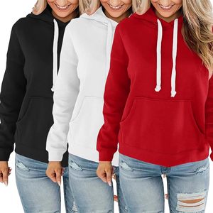 Sudadera con capucha de gran tamaño para mujer al por mayor logotipo personalizado jersey de lana de algodón sudaderas con capucha recortadas tallas grandes moda - Product Image 4