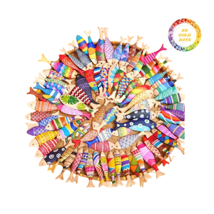 Bulk Order Rustic <b>Wood</b> Fish <b>Crafts</b> for Event Decorators - Product Image 4