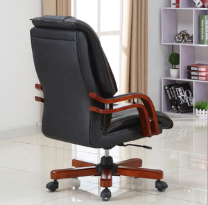 Modern Executive Boss Chair PU Leather Swivel Ergonomic Office Chair Adjustable Height Revolving High Back Manager <b>Desk</b> Chairs S - Product Image 5