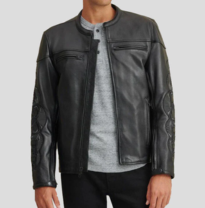 Modèle 2026 tendance, veste en cuir pour homme et femme, nouvelle mode, veste en cuir pour homme, veste en cuir coupe-vent 2025 - Product Image 5