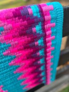 Custom Handmade Wool Western Saddle <b>Blanket</b> High Quality <b>Horse</b> Riding Pad Durable Equestrian <b>Blanket</b> Hot Product From India - Product Image 2