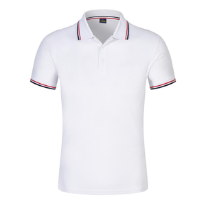 Chemise de golf pour homme en coton 100% bleu marine, sur mesure, avec logo brodé, anti-froissement, poche, impression numérique - Product Image 6