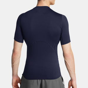 Chemise d'entraînement de compression respirante pour hommes haut d'entraînement athlétique à manches courtes coupe ajustée - Product Image 4