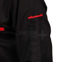 Chaqueta de Chef Profesional de Manga Larga, Diseño Moderno, Material de Algodón/Poliéster, Colores y Logotipo Personalizables, Alta Calidad para Restaurante o Bar