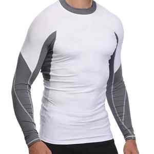 Vente chaude Rash Guard de sport à manches longues sur mesure en gros Unisexe Anti-UV Respirant Écologique - Product Image 5