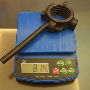 Écrou de fixation L&T, type lourd |   Écrou de support de coffrage |   Poids total 819g |   Poignée 218g Tête 604g - Product Image 4