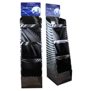 Pop up Supermarket Paper Corrugated Floor Merchandise Retail Pos <b>Display</b> Rack Cardboard <b>Display</b> <b>Stand</b> - Product Image 1