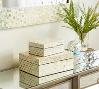 Panier de rangement en corde de coton fait main style bohème, organisateur décoratif tressé pour table, étagère, salle de bain, maison