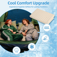 Coussin rafraîchissant PCM sans batterie, refroidissement physique, ultra-fin, pliable, pour la maison, le bureau et l'extérieur