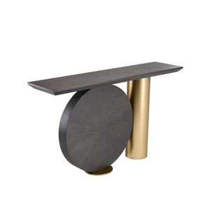 Modern Living Room and Home Office <b>Round</b> Iron <b>Side</b> <b>Tables</b> with Powder Coated Finish and Glass Top - Product Image 5