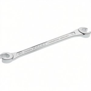 Llave de doble boca Hazet con perfil hexagonal exterior, 15 cabezales angulados, diseño abierto - Product Image 3