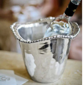 Seau refroidisseur de vin décoratif en aluminium pour les vins disponibles au prix de gros - Product Image 3