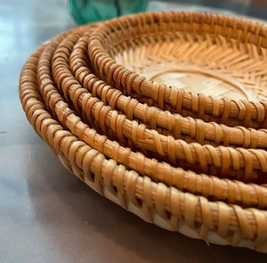 Eco-Friendly Handmade Bamboo Tray Luxury Sustainable Storage for Fruit, Food, Kitchen & Home Organization - Product Image 4