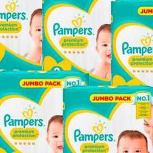 Vendre des couches pour bébés |   Pampers Protection Premium |   Couches Pampers, douces et absorbantes, taille 3, 136 pour bébés - Product Image 5