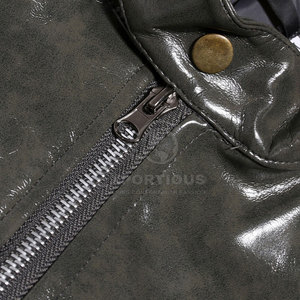 Reasonable Price Breathable Stand Collar Front Logo <b>Lightweight</b> <b>Men</b> Leather <b>Jacket</b> Outdoor Use Winter Wholesale - Product Image 3