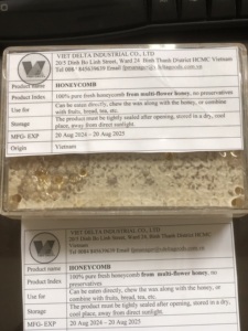 กล่องรังผึ้งแบบไม่ผ่านการกรองปราศจากไขมันทรานส์จากเวียดนามบรรจุ7ออนซ์ - Product Image 4