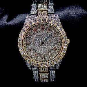 Luxury Men's Hip hop Iced out Moissanite Diamond Baguette <b>Mechanical</b> <b>Watch</b> 925 Sterling Silver Classic <b>Watch</b> - Product Image 2