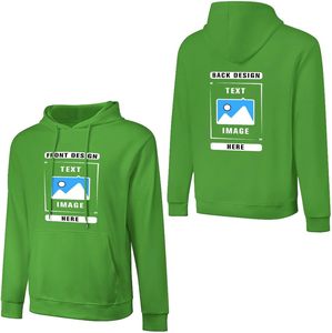 Sudadera con capucha básica de moda para hombre, jersey de tacto suave mezclado de algodón, ropa de calle de invierno, ropa de gimnasio y entrenamiento diario - Product Image 6