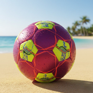 Ballon de football en PVC personnalisé de haute qualité avec logo client et couleurs personnalisées pour l'entraînement en extérieur - Product Image 4