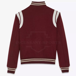 ออกแบบแจ็คเก็ตฤดูหนาวแบบ Letterman คุณภาพสูง ปรับแต่งได้ เป็นมิตรกับสิ่งแวดล้อม แห้งเร็ว สไตล์สตรีทแวร์ ทรงหลวม กันน้ำ สำหรับผู้ชาย - Product Image 2