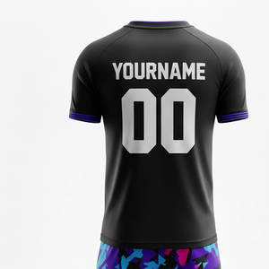 Camiseta de Fútbol Premium de Punto Interlock Transpirable de Secado Rápido con Inserciones de Malla Estratégicas y Dobladillo Caído para un Estilo Atlético y Cómodo - Product Image 6