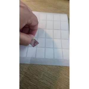 Autocollant adhésif simple face, résistant à la chaleur, activé par l'eau, bandes de sécurité holographiques en BOPP et PET, colle acrylique auto-adhésive - Product Image 6