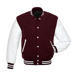 Veste Varsity Letterman en laine de qualité supérieure avec manches en cuir veste universitaire personnalisée en gros vestes universitaires Letterman pour hommes - Product Image 1