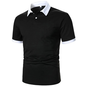 Polos de Golf informales para hombre de algodón 100% de la mejor calidad, Camiseta con cuello Simple y logotipo personalizado, tela de punto con logotipo sólido Atlético estampado - Product Image 2