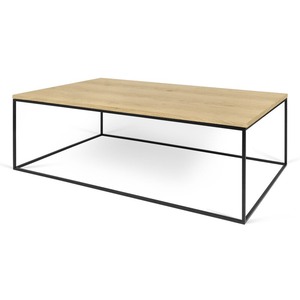 Mesa de sofá con patas de hierro y tapa rectangular de madera hecha en Vietnam-Mesa de té rectangular moderna - Product Image 3