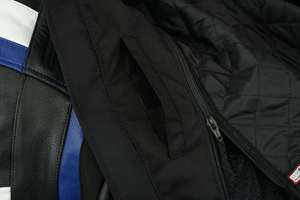 Blouson de moto unisexe en cuir véritable coupe-vent pour la course, vente en gros, blouson de moto robuste pour motards, personnalisation OEM - Product Image 4