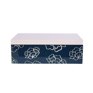 Caja lacada de color de fábrica Caja de joyería de madera vintage hecha con logotipo personalizado Caja de laca hecha en Vietnam - Product Image 2