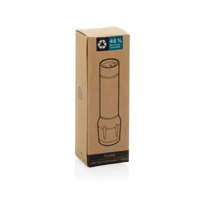 Lampe torche USB Flara recyclée, gadgets promotionnels durables avec technologie RCS - Product Image 3
