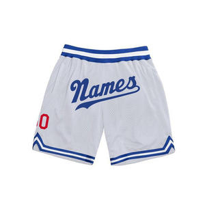 2025 hommes maille Polyester course Sport Baseball Shorts mâle été taille élastique ample solide genou longueur Baseball Shorts - Product Image 3