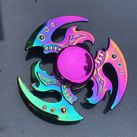 Nuevo Juguete Antiestrés de Aleación con Giroscopio de Dedo, Spinner de Mano, Venta al por Mayor de Fábrica, Unisex, para Mayores de 14 Años