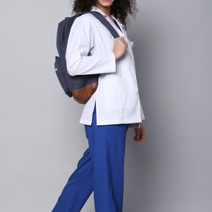 Chemisier blanc médical manteaux de laboratoire 2025 nouvelle usine personnalisée en gros hôpital médecin infirmière uniformes - Product Image 3