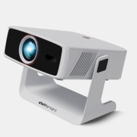 Projecteur LED VIVIBRIGHT G2000, projecteur 4K avec système de projecteur intelligent Android 14 et design mini portable