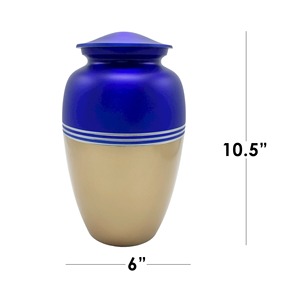 โกศสำหรับเผาเถ้ากระดูกของมนุษย์ของที่ระลึกทำจากโลหะแข็งดีไซน์ตามสั่ง - Product Image 4