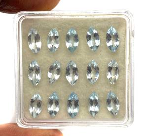 Natural <b>Aquamarine</b> Marquise Cut Loose Gemstone Lot 2*4-5*10 MM <b>Aquamarine</b> Gemstone For Jewelry Making Stone - Product Image 4