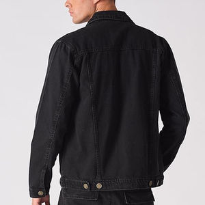 Ventes en gros de vestes en jean pour femmes, personnalisées, d'hiver, extensibles, respirantes, résistantes à la saleté, couleur noire, avec services OEM - Product Image 2