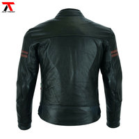 Veste en cuir Vintage pour hommes de haute qualité coupe-vent moto Cruiser Armure Style nom de l'équipe personnalisée Auto Racing moto porter