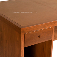 Escritorio MAH de Estilo Antiguo y Moderno de Lujo, Hecho a Mano, Personalizado, Convertible, Ajustable en Altura, con Cajón de Madera Sólida