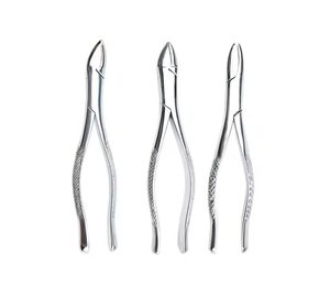 ชุดเครื่องมือผ่าตัดทางทันตกรรมสำหรับผู้ใหญ่ชุดคีมถอนฟันสแตนเลสสำหรับกระบวนการทางคลินิก - Product Image 2