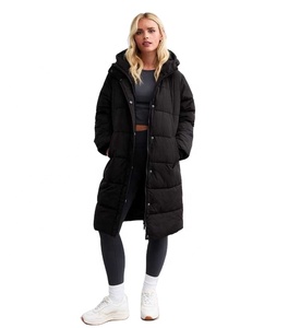 Abrigo Cálido de Invierno 2025-2026 para Mujer, Chaqueta Larga con Capucha y Diseño de Broches, Plumón de Ganso Blanco, Gruesa, Impermeable, Teñido Liso - Product Image 1