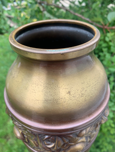 Florero antiguo de Metal de acero inoxidable hecho a mano, centro de mesa decorativo moderno Vintage costero para el hogar, oficina, regalo de boda - Product Image 6